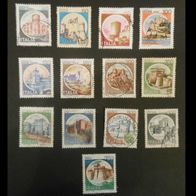 13 Briefmarken Italien