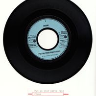 Single 7" Vinyl von Crane-Put On Your Party Face-1973- mit Original Musikbox-Einleger