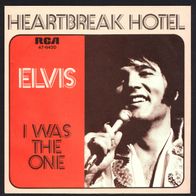 Single-Cover/ Hülle von Elvis Presley - Heartbreak Hotel - 1971 -