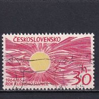 Tschechoslowakei, 1965, Mi. 1516, Sonne, 1 Briefm., gest.