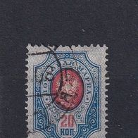 Russland, 1889, Mi. 42, Wappen, 1 Briefm., gest.