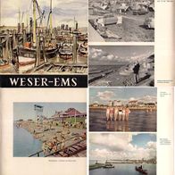 Weser-Ems - Broschüre / Heft / mit vielen Fotos aus der Gegend, auch in Farbe ca.1965