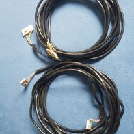 2 x Anschlußschnur AS-7 der deutschen Bundespost - 7 adrige kabel