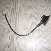 TAE-Amt Kabel schwarz 0,20 m 1