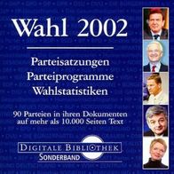 CD-Rom "Wahl 2002", Digitale Bibliothek Sonderband DBSO03, aus Sammlung