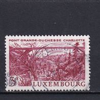 Luxemburg, 1966, Mi. 737, Brücke, 1 Briefm., gest