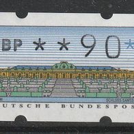 BRD ATM 2.2 DBP 90 Pfg Schloss Sanssouci ohne Nummer * *