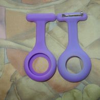 Ersatz Siliconhülle für Schwesternuhr Silikon Gummi Hülle HÜ-03 purple