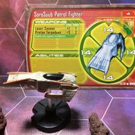 Star Wars Miniatures, Starship Battles, #24 SoroSuub Patrol Fighter, SW (mit Karte)