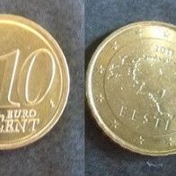 Münze Estland: 10 Euro Cent 2011