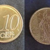 Münze Frankreich: 10 Euro Cent 2008