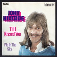 Single-Cover/ Hülle von John Kincade - Till I Kissed You - 1974 -