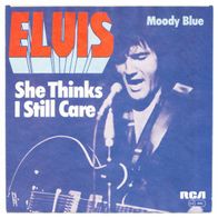 Single-Cover/ Hülle von Elvis Presley - Moody Blue - 1977 -