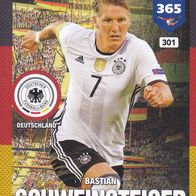 Panini Trading Card Fifa 365 Bastian Schweinsteiger Deutschland Jahr 2017 Nr.301