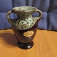 ca 50-60er Jahre : Vase Scheurich Foreign 233-10 Keramik Henkelvase KRUG 10cm sehr g