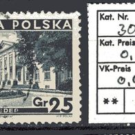Polen 1935 Freimarken: Verschiedene Sehenswürdigkeiten MiNr. 305 gestempelt