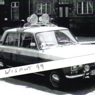 Volkspolizei-Foto DDR Oldtimer PKW Lada VoPo Streifenwagen