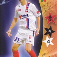Olympique Lyon Panini Trading Card Champions League 2007 Tiago Nr.95