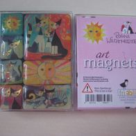 Klarsichtbox mit 7 Magneten Rosina Wachmeister