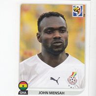 Panini Fussball WM 2010 John Mensah Ghana Nr 318