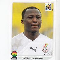 Panini Fussball WM 2010 Haminu Dramani Ghana Nr 329