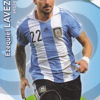 Panini Trading Card Fussball WM 2014 Ezequiel Lavezzi aus Argentinien Road to 2014