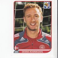 Panini Fussball WM 2010 Dennis Rommedahl Danmark Nr 367