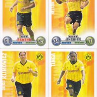 4x Borussia Dortmund Topps Match Attax Trading Cards 2008