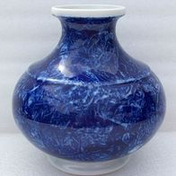 Kobaltblaue Porzellan-Vase, Selb Heinrich & Co um 1939