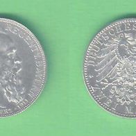 Kaiserreich 2 Mark Bayern 1911 (Luipold, Silber)