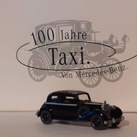 Wiking 1:87 Mercedes 260 D (W138) Taxi schwarz aus Set 100 Jahre Taxi (1996)
