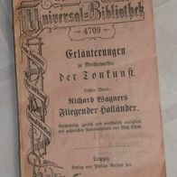 Reclam Universal Bibliothek 4709 Richard Wagners Fliegender Holländer um 1900