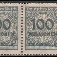 Deutsches Reich 322 A P HT * "Sprung in der Rosette" #001767