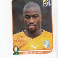 Panini Fussball WM 2010 Abdoulaye Meite Elfenbeinküste Nr 530