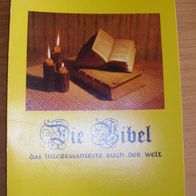 Die Bibel - das interessanteste Buch der Welt + DIN A5-Seite mit Psalm 119,105