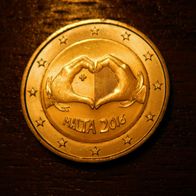 Malta 2016 2 Euro Gedenkmünze "Liebe / Love", aus Finnland