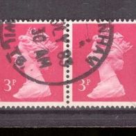 Großbritannien Michel Nr. 854 gestempelt (2) waagrechtes Paar