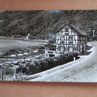 Ansichtskarte Rheinland-Pfalz 50er Jahre Echtfoto Roßbach Wied Gasthof Scharenberg
