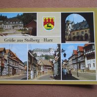 Ansichtskarte Sachsen Anhalt 80er Stolberg Harz Sangershausen DDR Karte gelaufen
