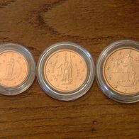 San Marino 1, 2, 5 Cent 2006 unzirkuliert aus Finnland