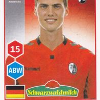 SC Freiburg Topps Sammelbild 2017 Pascal Stenzel Bildnummer 85