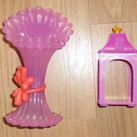lila Häuschen und lila Thron, Stuhl für Puppen oder Barbie?