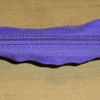 Reißverschluß, lila/ violett, ca. 22 cm lang, 3 cm breit