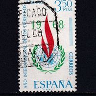 Spanien, 1968, Mi. 1763, Menschenrechte, 1 Briefm., gest