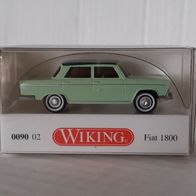 Wiking 1:87 Fiat 1800 weißgrün-moosgrün in OVP 0090 02 (2013)
