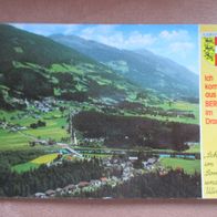 Ansichtskarte Österreich 80er Jahre Berg in Drautal Kärnten - gelaufen
