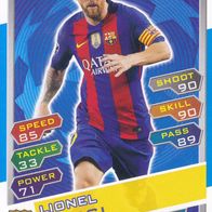 FC Barcelona Topps Trading Card Champions League 2016 Lionel Messi BAR17