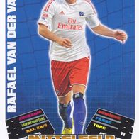 Hamburger SV Topps Match Attax Trading Card 2012 Rafael van der Vaart Nr.401