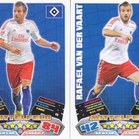 2x Hamburger SV Topps Match Attax Trading Card 2012
