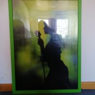 Bild Bilderrahmen grün 54 x 74 cm